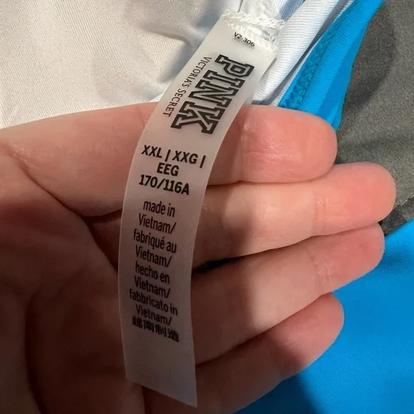 NWT VS Victoria Secret‎ blue bikini swim suit L XXL - Picture 12 of 12